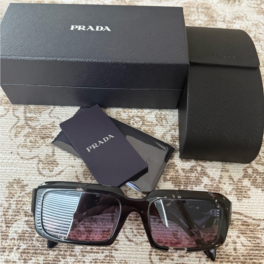 Prada Black Oversized Sunglasses Bold Design